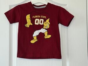 Vintage Florida State Seminoles Toddler Shirt Size 18 Months-Maroon-FSU Football